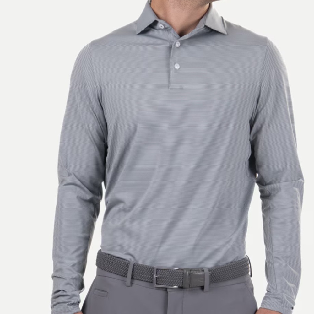 KJUS Golf Striped Polo